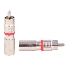 DOLPHIN COMPONENTS CORP DC-CRCAM6 Cable Coupler,RCA/Male,RG6 Coax,PK10 12H918 picture