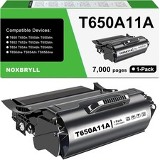 ** NEW Lexmark Toner | T650A11A | Black | With Chip | High Yield | Compatible picture
