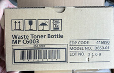 NEW Genuine Ricoh Waste Toner Bottle MP C6003 EDP 416890 D860-01 picture