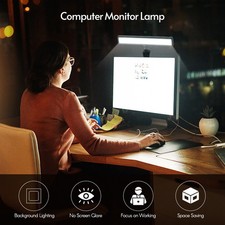 Andoer 2PCS Computer Laptop Monitor Light Bar Video Conference Lighting Scr AZGB picture