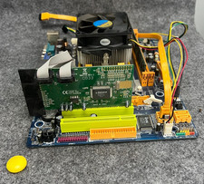 BIOSTAR MCP6P M2+ VER: 6.1 MICRO-ATX MOTHERBOARD 4GB MAX CAPACITY picture