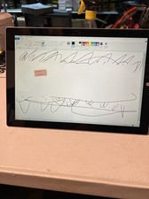 Microsoft Surface 3  256 GB, Wi-Fi, Silver Middle Of Screen Dont Work picture