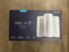 Netgear Orbi 870 Series WiFi 7 Mesh System, 21 Gbps, Up to 9,000 sq ft., 3 Pack picture