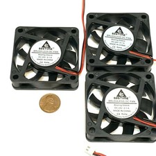 3 Pieces 6015 GDStime 24v 60mm x 15mm 6cm pc case 2pin cooling heatsink Fan c39 picture