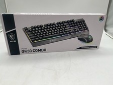 MSI Vigor GK30 Keyboard & GM11 Gaming Mouse Combo, 6-Zone RGB - Black picture