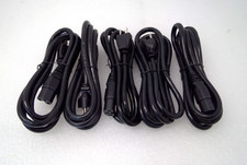 Lot of 5 Longwell 16AWG 13A Heavy Duty Power Cord NEMA 5-15P to IEC C13 LS-15 picture