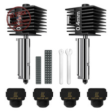 2 Pack 0.4mm Hardened Steel Nozzle Compatible with Bambu Lab A1 A1 Mini A2L 3D picture