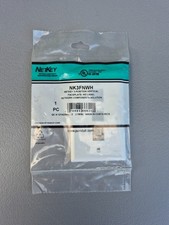 New Set of 14 PANDUIT NetKey Vertical Faceplate, 3-Port, White MFR #: NK3FNWH picture