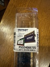 Patriot Memory 4 GB DIMM 667 MHz DDR2 SDRAM Memory (PSD24G6672) SODIMM picture