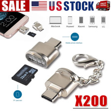 TypeC To Micro SD TF Card Reader OTG USB Adapter Converter For Samsung Phone Lot picture