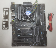 MSI B250 PC MATE MOTHERBOARD Core I5-6400 4GB RAM, IO Shield # 2241 picture