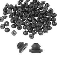 300 Pack Cable Railing Rubber Grommets - Black 1/8