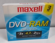 Maxwell DVD-RW 3 Pack (SEALED) 4.7GB Rewritable Single-Sided Data Video picture