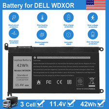 🧡LOT WDX0R Battery 42WH For Dell Inspiron 5368 5379 5565 5567 5568 5570 5575 US picture