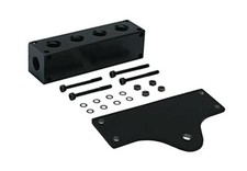 92820 6 Port Manifold with Mounting Holes - Black picture