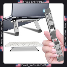 Adjustable Aluminum Laptop Stand for 10-17 Inch Computers with Heat Dissipation picture