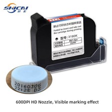 3 PCS 42ml Fast Dry 12.7mm Solvent Ink Cartridge Compatible HP 2580 2590 picture