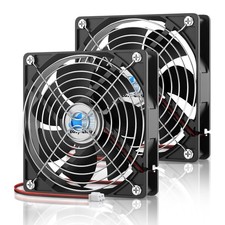 Easy Cloud 120mm 12V Computer 2 Pcs, 2-Pin - x 25mm - Fixed Speed  picture