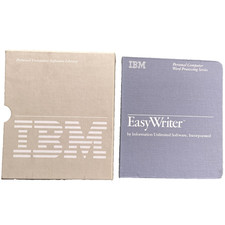 IBM EasyWriter User Manual Book 1982 2nd Edition Ver 1.10 6172310 PC Computer picture
