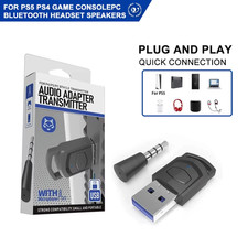 Bluetooth Transmitter Wireless Receiver for PS5 PS4 PC USB Dongle Audio Adapter picture