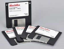 MacInTax Version 96.01a Macintosh Personal 1040 1996 Floppy Vintage Software F9 picture