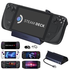iVANKY 4K@144Hz Steam Deck Dock, 8-in-1 Docking Station 8-in-1, Midnight Blue picture