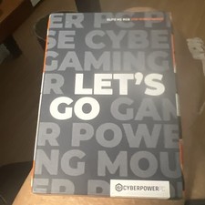 Cyberpower PC Elite M2 Wired Black Gaming Mouse RGB 6-Color 6 Buttons NEW picture