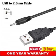 USB DC Adapter Cable Charging Cord For Woof Guard Dog Bark Collar 2.0 x 0.6mm AU picture