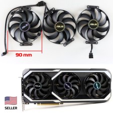 Full Set GPU Fans 90mm Asus Strix 3060 Ti 3070 Megalodon 7-pin CF9010U12D | U... picture