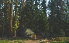 Landscape nature photography usa north america yosemite Custom Gaming Mat Desk picture