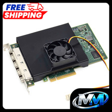 LSI 9201-16e SAS HBA 50mm Cooling Fan Included + Shroud Cooler picture