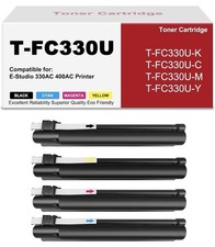 T-FC330U 4 Pack Toner Compatible 330AC 400AC Black Cyan Magenta Yellow picture