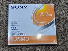Sony EDM-2300C 2.3GB 512 B/S Magneto Optical Disk New Sealed picture