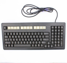 CHERRY MECHANICAL KEYBOARD CLICKY KEYS BLACK PS2 PS/2 Vintage Rare picture