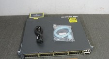 CISCO WS-C3750E-48PD-SF 48 Port Gigabit POE Switch 10Gbps Uplinks 3750E-48PD-SF picture