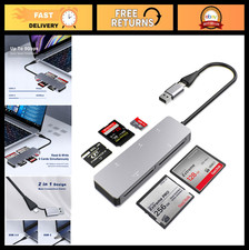 5-in-1 CFast 2.0 Card Reader, USB C & USB 3.0 Multi-Slot Adapter, 5Gbps Transfer picture