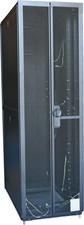 HP Rittal A642 1075 G2 P9K08A 863179-001 42 U/U server rack Front doors bent picture