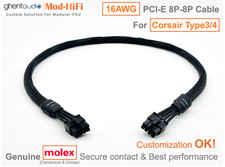 ⚡️16AWG PCI-E (GPU) 8-Pin Cable for Corsair RMe Series RM1200e -📏70cm / 27 inch picture