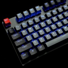 Double Shot 108 Dyed PBT Shine Through OEM Profile Dolch Keycap for MX Switch... picture