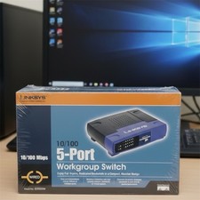 LINKSYS Cisco High-Speed Ethernet 10/100 5-Port Workgroup Switch EZXS55W Sealed picture