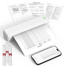 Bluetooth Thermal Printer, Portable Printer Wireless for Travel,Office&School... picture
