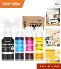 Sublimation Ink 440ML Autofill Bottles Refill for Epson ET-2800 ET-15000 ET-2... picture