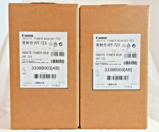 Lot of 2 Genuine Canon WT‑723 Waste Toner Boxes 3338B003 for imageCLASS LBP7780C picture