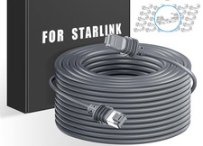 50FT V3 Starlink Gen 3 Cable Waterproof Grey Replacement Extension picture