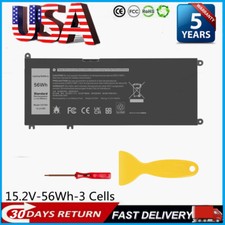 33YDH Battery For Inspiron 7000 7577 Dell Latitude 3380 3480 3490 3500 3580 3590 picture