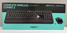 UNOPENED Logitech Complete Wireless Combo 2 Keyboard Mouse USB 920-011894 black picture