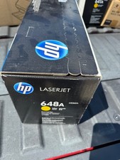 HP 648A CE262A Yellow Toner Cartridge Genuine LaserJet CP4025 CP4525 New Sealed picture
