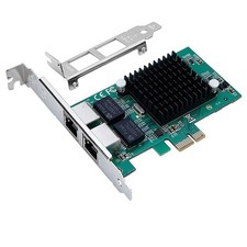 Intel 82576 Chip Dual Port Gigabit Network Ethernet 1G PCIe Server RJ45 LAN Card picture