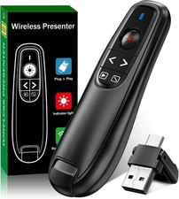 2-in-1 USB Type C Presentation Clicker, Wireless Presentation Clicker PowerPoint picture