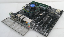 Gigabyte GA-Q87M-D2H MB W/ Intel SR14E, Heatsink, Fan, 16GB DDR3, & I/O Shield picture